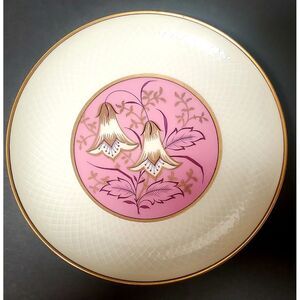 Eschenbach Bavaria Germany Fine China Salad Plate Floral Pink/Plum/Gld 01190162